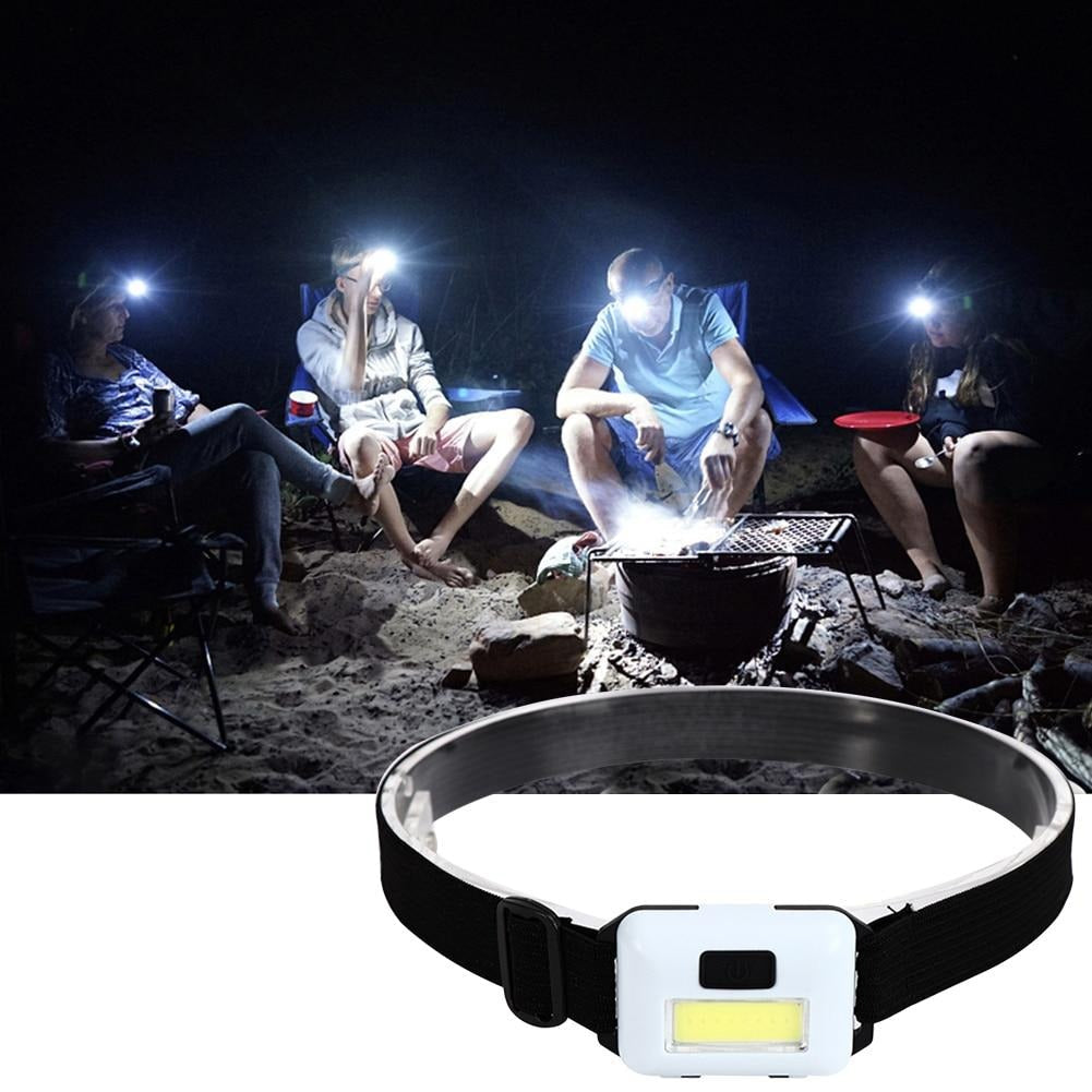 Frontale Mini COB LED 3 Modes, camping, randonnée, survie, trek, scoutisme, basic survie
