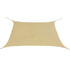 Voile de parasol tissu oxford carré 2x2 m beige