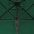 Parasol d'extérieur avec mât en acier 250 x 250 cm Vert