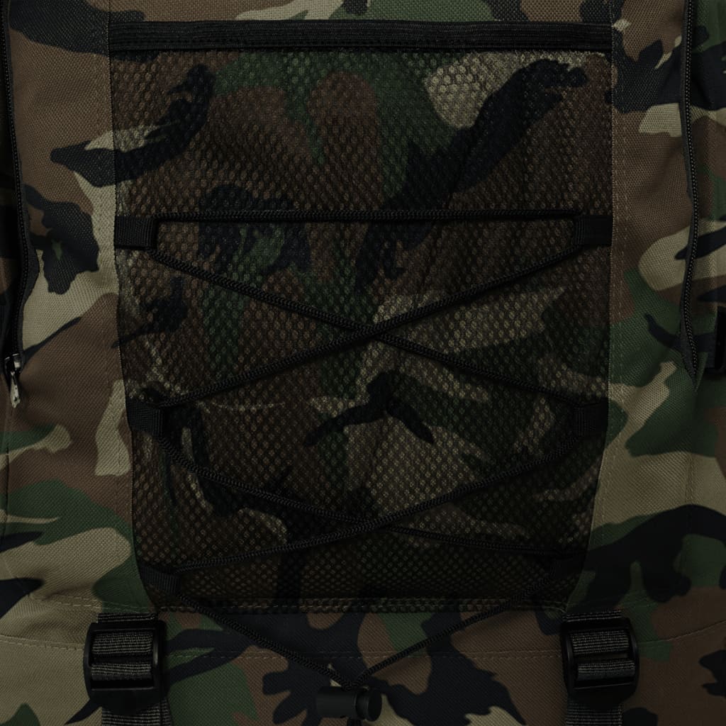 Sac à dos en style d'armée XXL 100 L Camouflage
