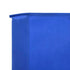 Paravent 5 panneaux Tissu 600 x 160 cm Bleu azuré