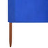 Paravent 6 panneaux Tissu 800 x 80 cm Bleu azuré