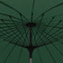 Parasol d'extérieur avec mât en aluminium 270 cm Vert