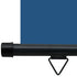 Auvent latéral de balcon 140x250 cm Bleu