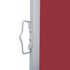 Auvent latéral rétractable Rouge 140 x 600 cm