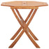 Table pliable de jardin 90x75 cm Bois d'acacia massif