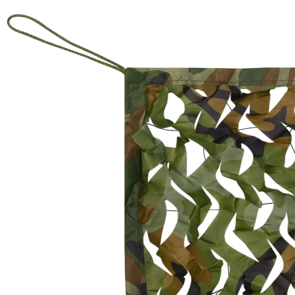 Filet de camouflage avec sac de rangement 3x7 m Vert