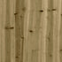 Jardinière avec design de clôture 70x70x70 cm pin imprégné