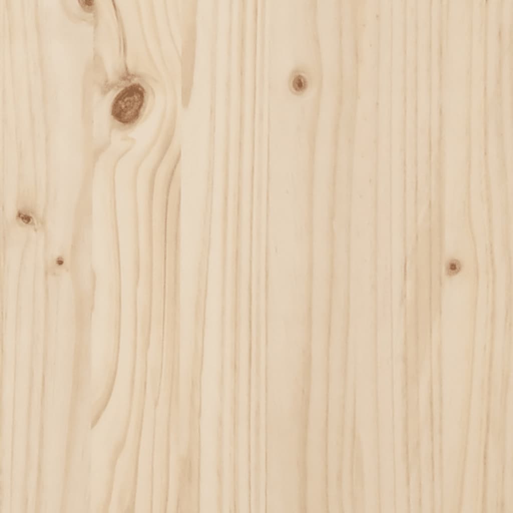 Table de jardin 121x82,5x110 cm bois massif de pin