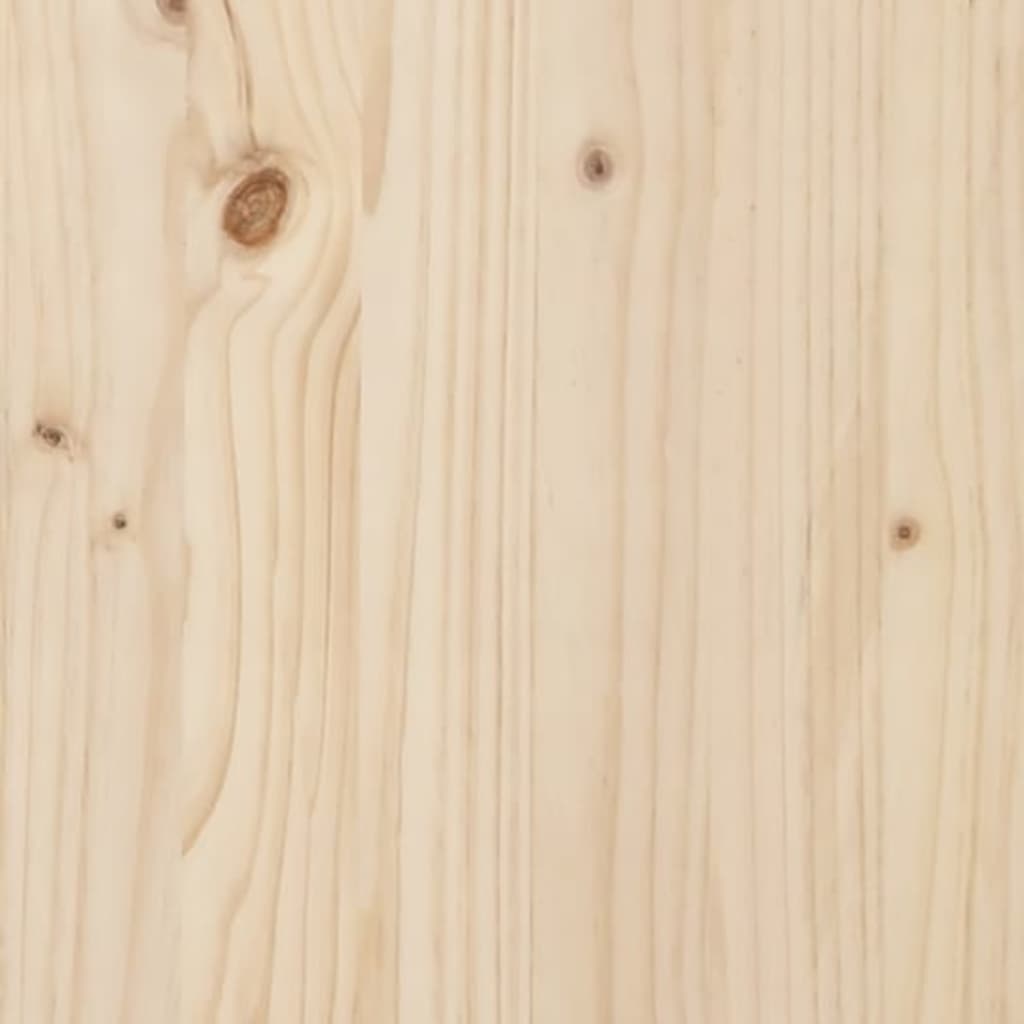 Jardinière 62x30x69 cm bois massif de pin