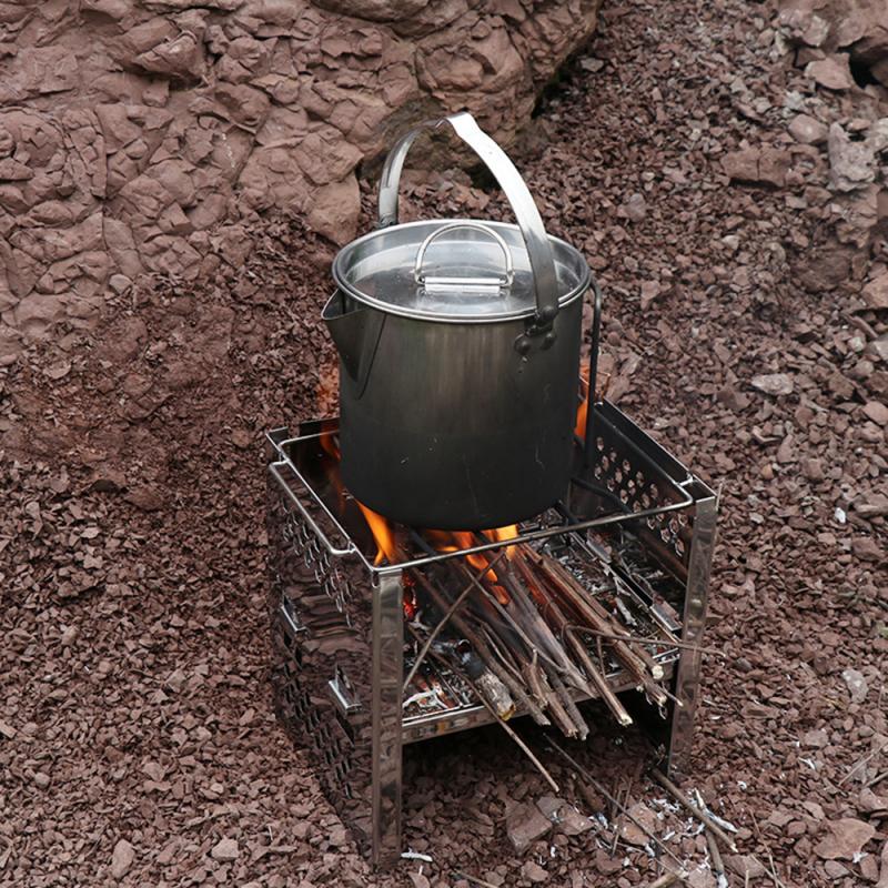 Mini Grill/ Barbecue pliable Camp BBQ - camping- bivouac - survie - barbecue pliable - scoutisme - randonnée - marche - grillade - survie